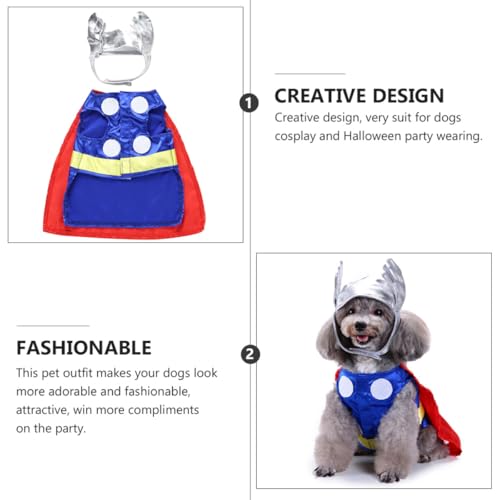 Disfraz Halloween para perro talla XL color rojo miniatura 5