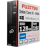 【整備済み品】【MS Office H&B 2024】ESPRIMO デスクトップPC Dシリーズ 588/Core i5-8400/Win11 Pro/wajunのWIFI/Bluetooth/DVD-RW/16GB/128GB SSD