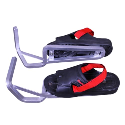 Image of 8 Meter Pole Climbing Shoes /Slippers - Heavy-Duty Footwear for Electrical, Supports Up to Anti-Slip Design for Maximum Safety and Comfort - widht Pole (3.4-4 inches) (Capacity - 700kg)
