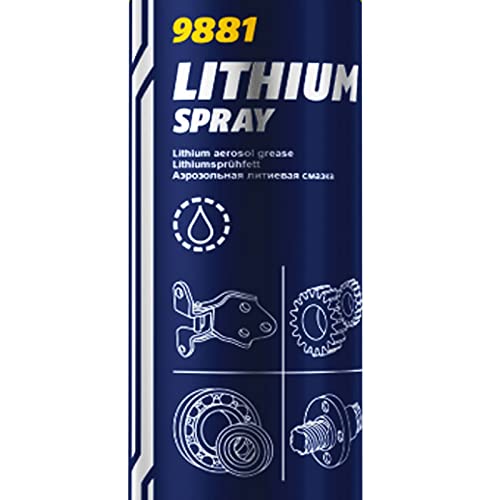 Image of MANNOL 9881 Lithium Grease Spray For cars & motorcycles & Electrical Equipment Imported From Germany(400ML)