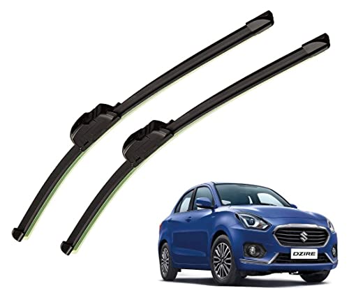 Image of Auto Hub Car Wiper Blades Compatibility With Maruti Suzukii Swift Dzire (Model : 2018-Till Date) - Set of 2 Pcs (D-21,P-19)