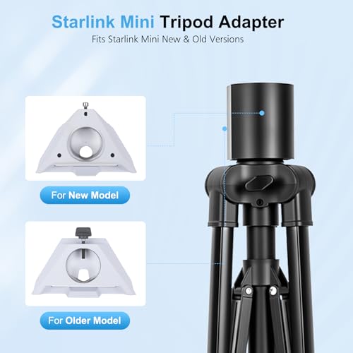 Image of for Starlink Mini Mount - Lightweight Tripod for Outdoor, Camping, and Roof Setup | Starlink Mini Accessories