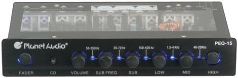 Planet Audio PEQ15 5-Band Parametric Equalizer