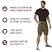 Rothco Tactical Camo BDU Shorts – Rugged Outdoor Hiking Camping Comfortable Cargos, Woodland Digital Camo, L