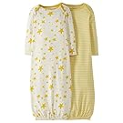 Moon and Back by Hanna Andersson Unisex Baby 2-Pack Organic Cotton Sleeper Gown