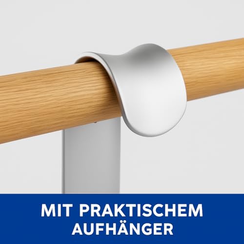 HONH® Schuhlöffel lang 72 cm aus Edelstahl – 2 mm EXTRA STABIL, Schuhanzieher lang Metall, Schuh Anziehhilfe für Senioren, Herren, Damen, Schwangere – Rückenschonend, mit Aufhängeloch