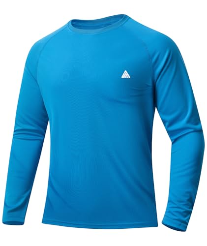 ZITY Mens UPF 50+ Sun Protection Shirts Long Sleeve Lightweight Rash Guard - image 1