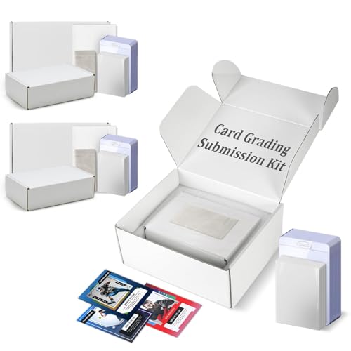 Kit de soumission de classement de cartes DEDC avec 75 porte-cartes et pochettes pour PSA