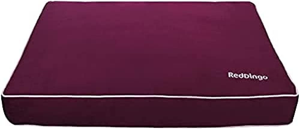 Red Dingo Padded Dog Mattress Purple