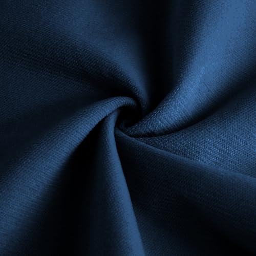 Image of SoarFlash Velvet Sectional Sofa Ottoman, Blue