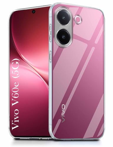 Image of Jkobi Vivo V60e (Clear Shockproof Case with Camera Protection | Soft and Flexible | Transparent)