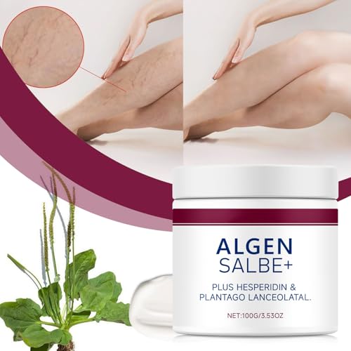 Shefave Algensalbe Aktiv Algensalbe Gegen Besenreiser, Algen Salbe Beine, Krampfadern Creme, Erfrischung und Entspannung von Geschwollenen und müden Beinen, Pflege, für Alle Hauttypen