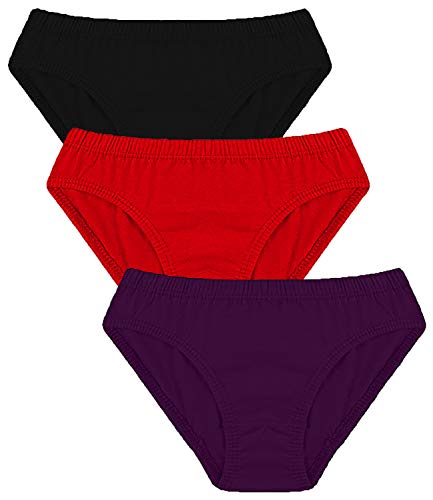 Image of The BLAZZE Women Cotton Panties (Pack of 3) (WQ-3 1020 - Bikini - Pack of 3 - Dark Assorted XXX-Large(100-105cm))