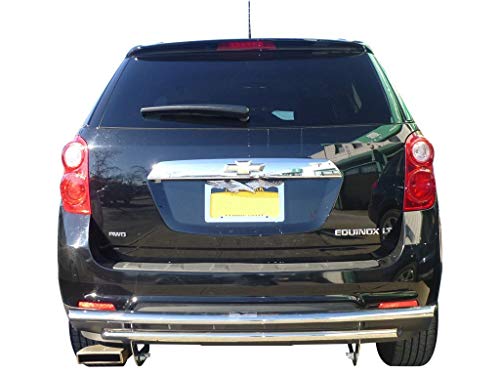 Vanguard Vgrbg-0799-1117Ss Stainless Steel Double Layer Rear Bumper Guard | Compatible With 10-17 Chevrolet Equinox / 10-17 Gmc Terrain #TOP1