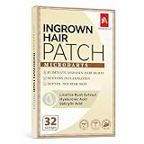 AnnaChoice Microdart Patches for Ingrown Hair for Women and Men Smoothing Solution for Facial, Beard, Armpits, Bikini Area, for Quickly Clearing Razor Bumps