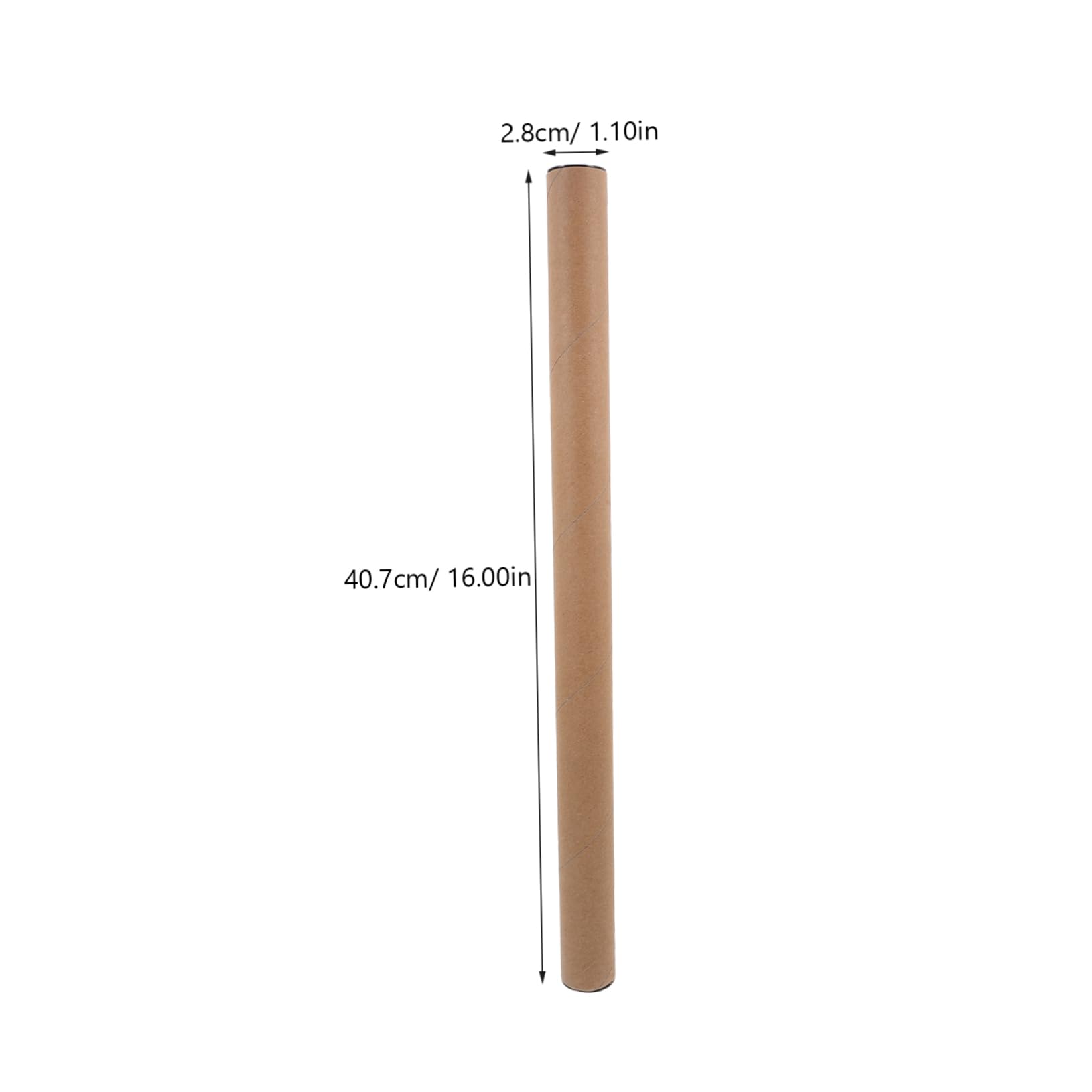 BUTIFULSIC 10pcs Mailing Tube Cardboard Tubes for Packaging Poster Tube Kraft Shipping Tubes Shipping Cylinders Storage Tube with Lid Tube Shipping Boxes Kraft Paper Cardboard Boxes Khaki Abs
