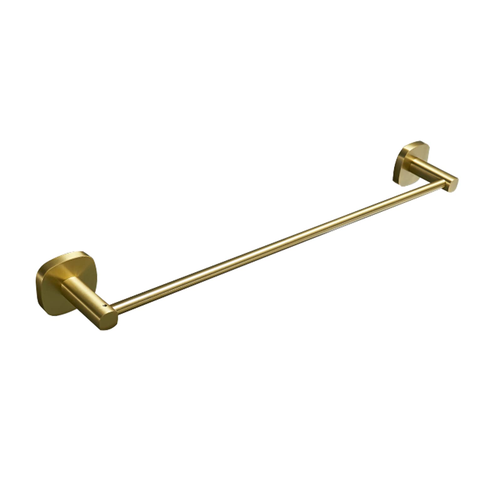 Toallero de oro cepillado en aluminio para baño y cocina, estante de pared elegante 1