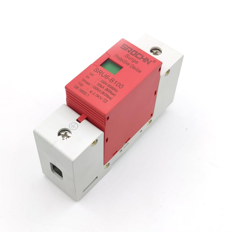 Interruttore Magnetotermico Differenziale AC SPD 1P 2P 3P 4P 20-100 KA 220V 385V Dispositivo Di Protezione Contro I Fulmini For La Casa A Bassa Tensione OEM Fabbrica(4P,80KA)