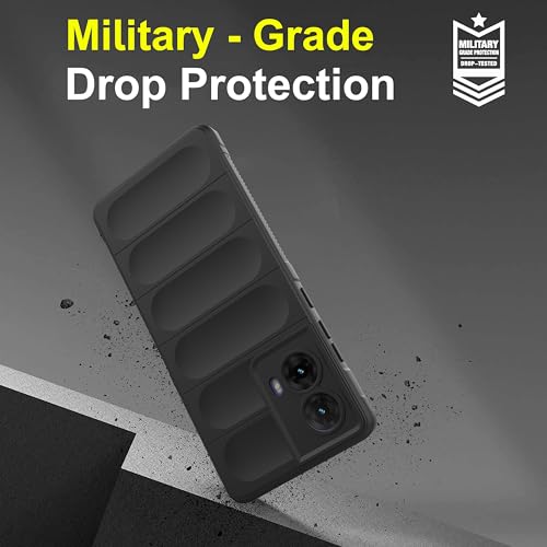 Image of amazon basics Back Case Cover for Motorola Moto G85 5G | Compatible for Motorola Moto G85 5G Back Case Cover | Liquid Silicon Magic with Camera Protection | Black