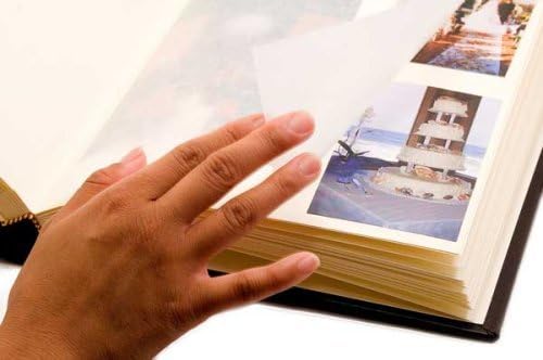 Miniatura 5 de Epica Journals & Albums Álbum de fotos y álbum de recortes, 10 x 12 pulgadas, hecho a mano con exquisito cuero italiano, 100 páginas de calidad de