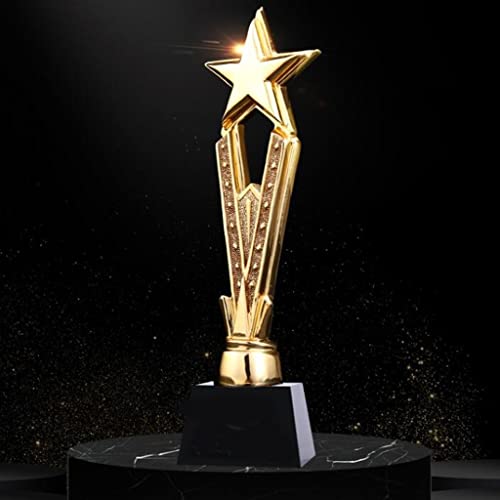 Troféus Troféu Estrela De Ouro, Troféu Dourado Resina, Usado Para Troféus E Celebrações De Festas, C