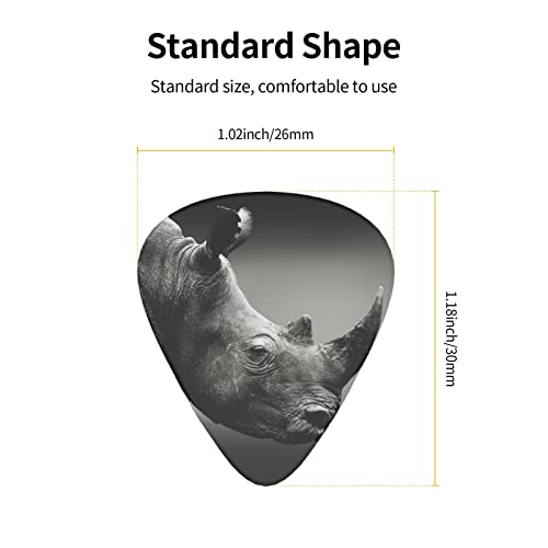 Médiators en celluloïd coloré en forme d’animal d’Afrique du Sud, 3 épaisseurs différentes pour guitares, amateurs de musique, guitares électriques et acoustiques avec 0,46 mm, 0,71 mm, 0,96 mm - Les Beatles, Paul McCartney, John Lennon, RIngo Starr, George Harrison Médiators en celluloïd coloré en forme d'animal d'Afrique du Sud, 3 épaisseurs différentes pour guitares, amateurs de musique, guitares électriques et acoustiques avec 0,46 mm, 0,71 mm, 0,96 mm – Image 5