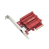 ASUS XG-C100C 10G Network Adapter PCI-E x4 Card with Single RJ-45 Port and Built-in QoS for use with Windows 10/8.1/8/7 and Linux Kernel 4.4/4.2/3.6/3.2 (XG-C100C)