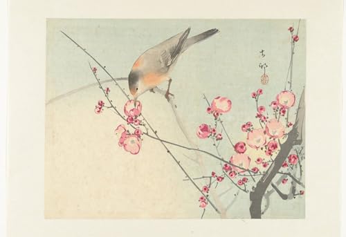 Tableau Deux chauves-souris Ohara Koson pour créer une ambiance zen dans votre salon