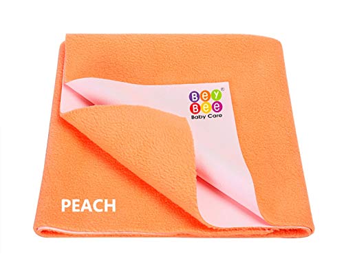 Image of Bey Bee Waterproof Bed Protector Dry Sheet Gifts Pack, Salmon Rose /Pink /Peach (Pack of 3, Small - 2, Large - 1)