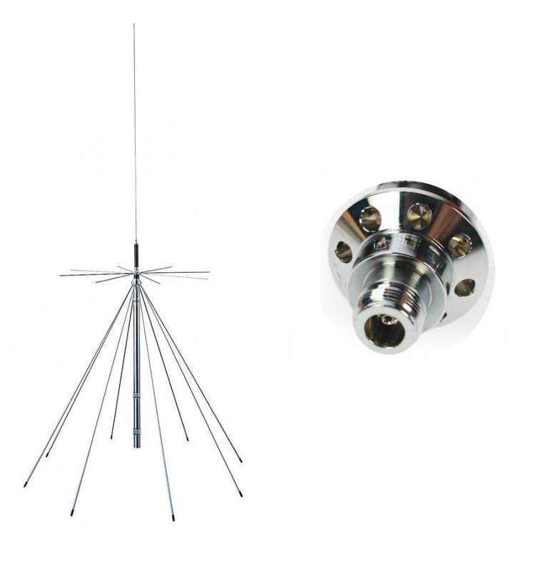 Diamond Antenna Diamond Original D-3000N ANTENNE DISCONE RX : 25/3000 MHz TX : 50MHz (20W), 144, 430, 904 et 1200 MHz (200W) - Connecteur N