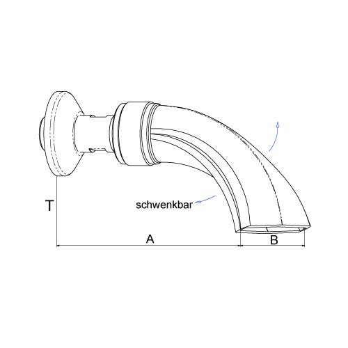 Vital- Schwallbrause 3/ 4″ Anschluss | mit Kugelgelenk, Schwall Dusche, Duschkopf, Duschbrause-2