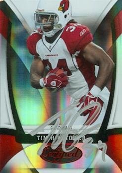 Tim Hightower Autographed Football Card (Arizona Cardinals) 2009 Panini Certified No.5
