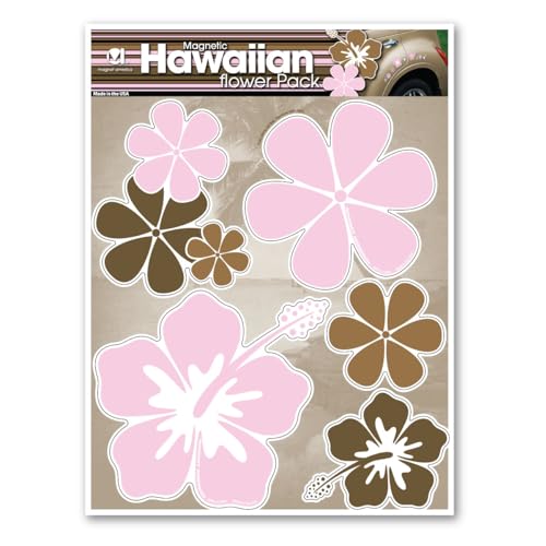 Pink Hawaiian Flower Pack Magnet by Magnet America Is 8
