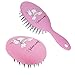 Produktbild 2er Set Mini-Styling Bürste und Entwirr-Wunder Kinder-Haarbürste Einhorn zum Entwirren und für geschmeidiges Haar von PARSA BEAUTY