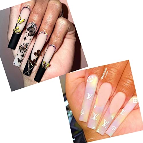 JZK 240x XXXL Clear Half Cover Extra Long Square Nail Tips for Acrylic Extensions No C Curve False Nail Tips Long for Gel And Acrylic Nails 3XL Finger Nail Extension Tips - Image 4
