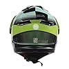 Royal Enfield Escapade Chequer ISI and Dot Certified Offroad Riding Motorcycling Helmet Light Green (XL) 60 Cm