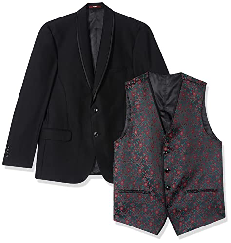 Image of Park Avenue Men's Rayon Peak Lapel Suit