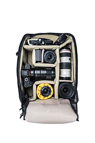 Mochila VANGUARD VEO Select convertible en bandolera con compartimentos modular 3
