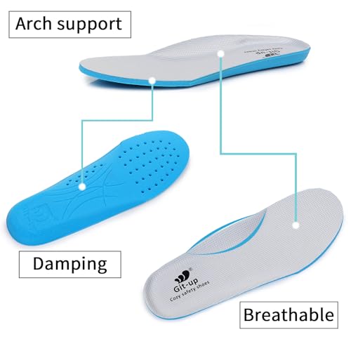 Women's Comfortable Working Nurse Shoes Non-Slip Adjustable Breathable Walking Buffer Fitness Casual Nursing Orthotic Lightweight Shoes Arthritis, Diabetes Heel Pain - Image 6