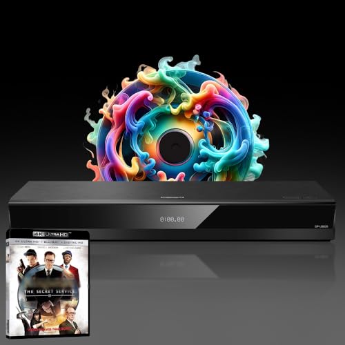 MULTIREGION Blu-ray Player Compatible with Panasonic DP-UB820 MultiRegion for DVD Blu-ray Region B - DVD Regions 1-8 - Bundle Including Klngs. 4K UHD Disc