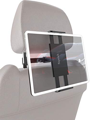 squish Car Headrest Mount Holder, Universal Car Headrest Mount Car Backseat Tablet Holder for iPad Pro/Air/Mini, Kindle,Tablets Nintendo Switch Smartphones, Compatible with 4.5