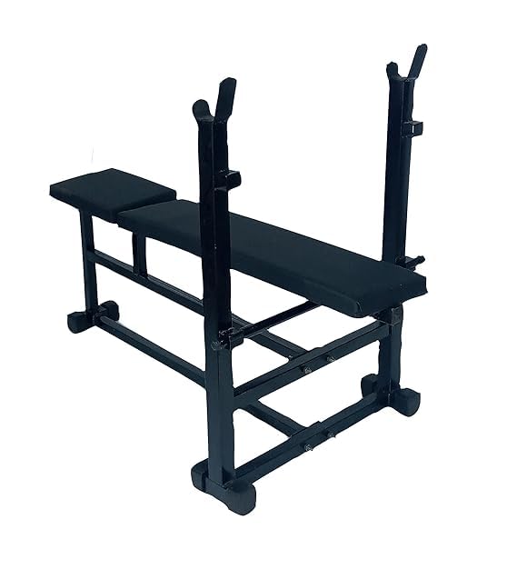 Image of SPIRO Heavy Duty 3in1 Double Support (Incline /Decline /Flat) Weightlifting Bench (Utility Exercise Bench for Weight Strength Training for Full Body Workout & Home Gym