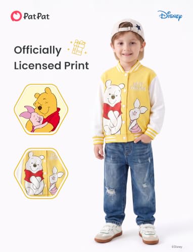 Image of Disney Marvel Bomber Jacket Spider Man Toy Story Cars Varsity Cardigan2-13Y | Officially Licensed Snap Button Coat,Fall Star Wars Graphic Cloth Top,Hulk Venom Stitch Mickey Lightning Mcqueen Kids Apparel