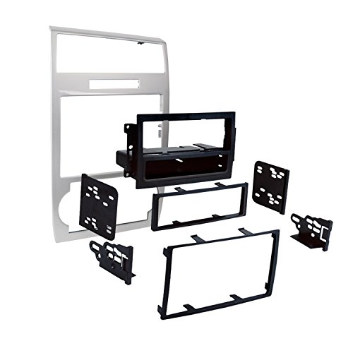 Metra 99-6519S Single/Double DIN Dash Installation Kit for Select 2005-07 Dodge Charger/Magnum (Silver)