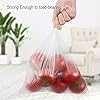 Food Bags RoyalNa 12x20 Plastic Food Storage Bags - 4 Rolls 310 Bags Each For Vegetables Fruits Bread Clear Plastic Storage Rolls - Foto 5