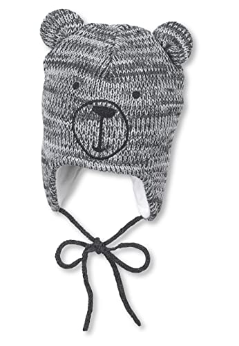 Sterntaler Baby - Jungen Strickmütze M tze, Anthrazit mel., 47 EU