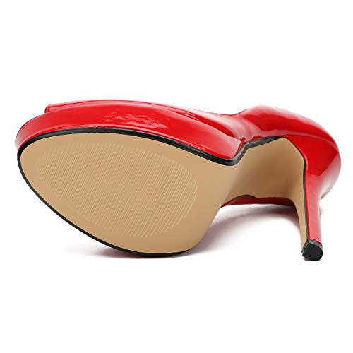 Image of MAIERNISI JESSI Unisex Men's Women's Platform Pumps, Stiletto High Heels, Party Dress Shoes