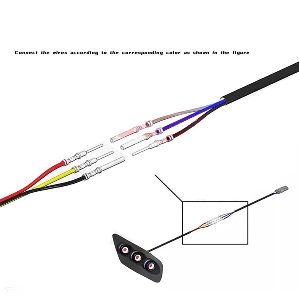 Feu arrière à LED intégré avec clignotants pour moto S1000RR, compatible avec BMW S1000RR 2023, 2024 et S 1000 RR (Bleu)