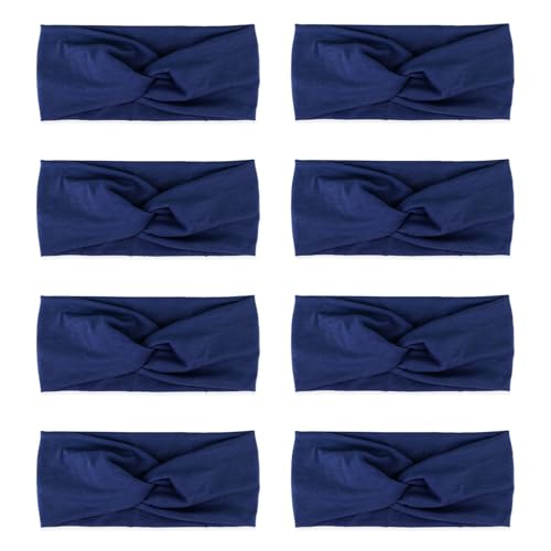DRESHOW Headbands for Women Girls Vintage Headband Knotted Headwraps Criss Cross Hair Bands Accessories