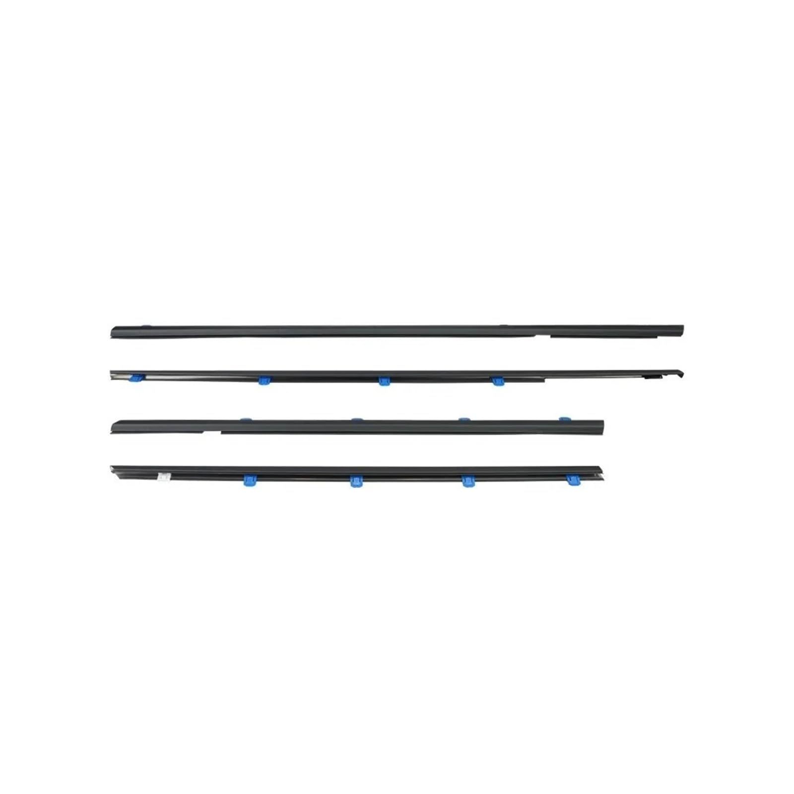 Sifusm One Color Rubber Seal 4Pc For Civic 2012 2013 2014 2015 Black 72410Tr0a01 Windows Rubber Weatherstrip Waterproof Pressure Strip Sealing Belt Moulding Trim Strip